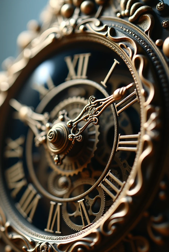 Klockdetaljer i närbild
